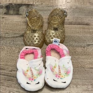 baby girl sandals size 3.5